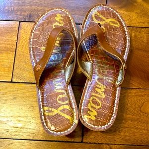 Sam Edelman Light Brown/ Tan W 6 Sandals Wedge